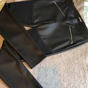 Skinny “Leather” leggings (NWOT)